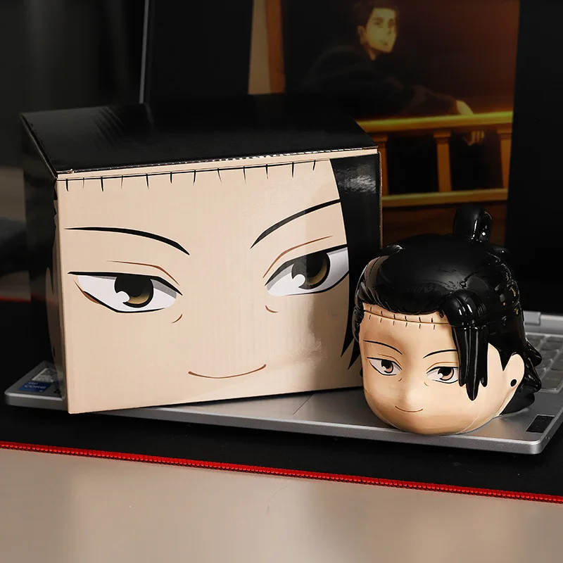 Jujutsu Kaisen Geto Suguru Gojo Satoru Anime Cartoon Anime Figure Ceramic Cup Mug Cup 400Ml Ornament Coffee Office Water Cup view 4