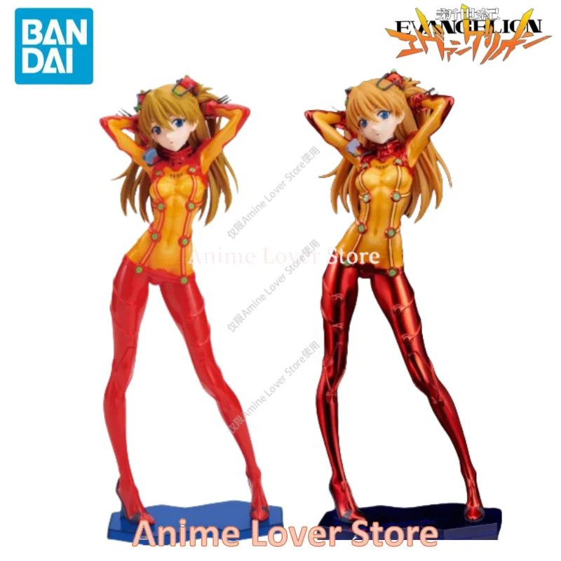 In Stock Original Bandai EVANGELION FRS Anime Figure Toys Asuka Movie Edition Collectible Model Ornaments