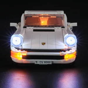 HPROSPER-CARRO Light Leed Decorative mit Batteriebox, LEGO-Konstruktionsblöcken, Expertenschöpfer, Porsche 911, 10295, nicht enthalten 12 Hauptverkaufsporto Lego - №6