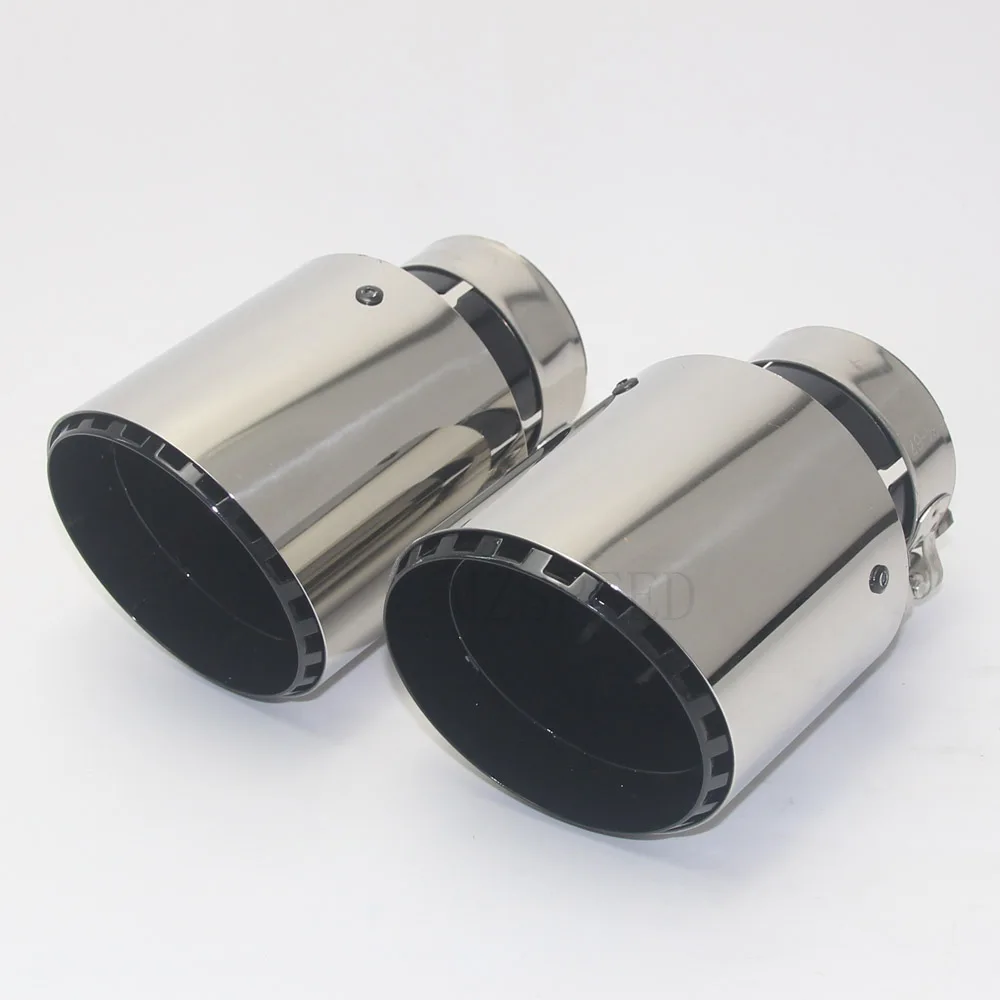 

Car accessories Exhaust pipe muffler 304 stainless steel tail throat muffler General exhaust pipe decorative muffler pipe