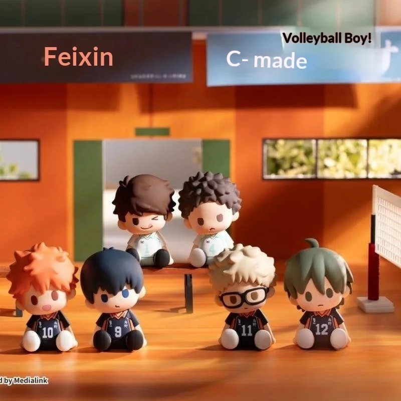 

Аутентичная коллекционная фигурка Potepotte-R волейбольного мальчика, мини-серия, модная слепая коробка, игрушечный дисплей