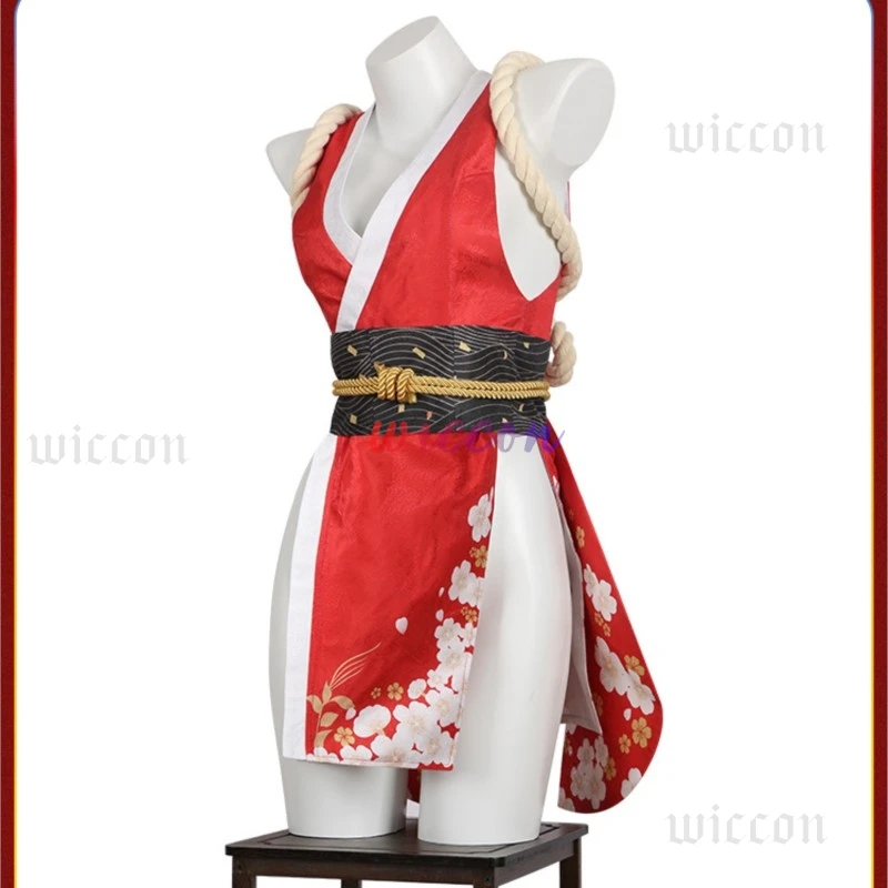 Disfraz de Streetfighter Mai Shiranui, disfraz de mujer, ropa, trajes de juego de rol, traje de fiesta de Carnaval de Halloween de fantasía
