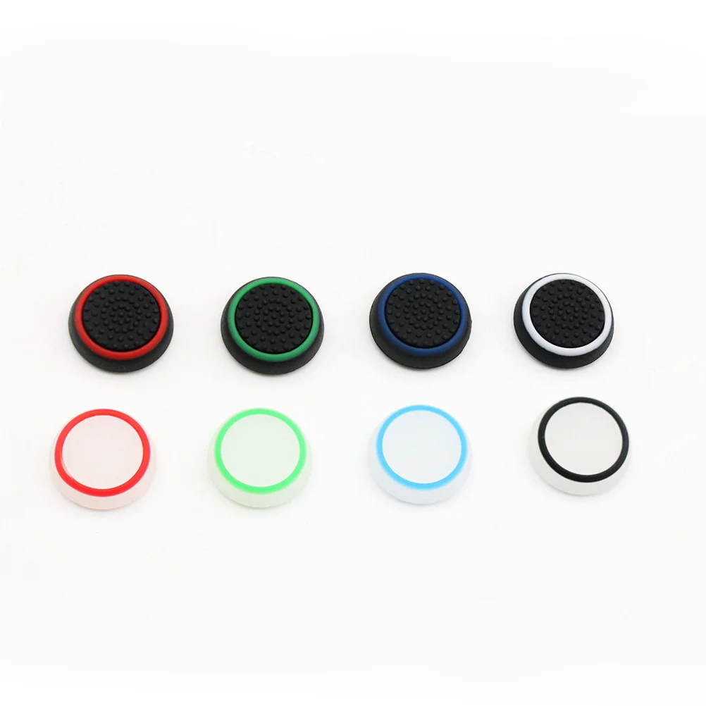 

2Pcs Silicone Thumb Grips Anti-Slip Joystick Covers for 360 Controller Caps Black Red Thumb Grips for