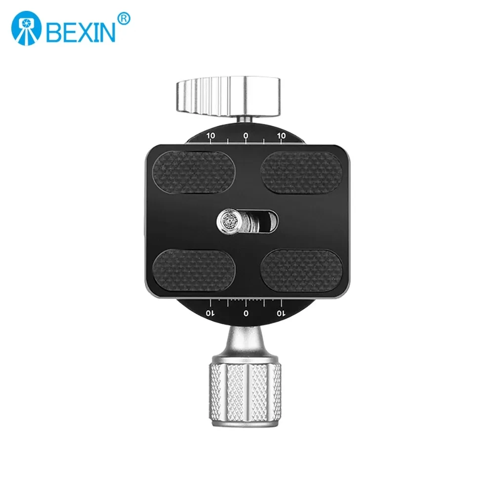 BEXIN QJ-07 360° Rotation Panoramic Quick Release Clamp Camera Mount Clamp Seat for Arca Swiss Dslr Camera Tripod Shooting Plate