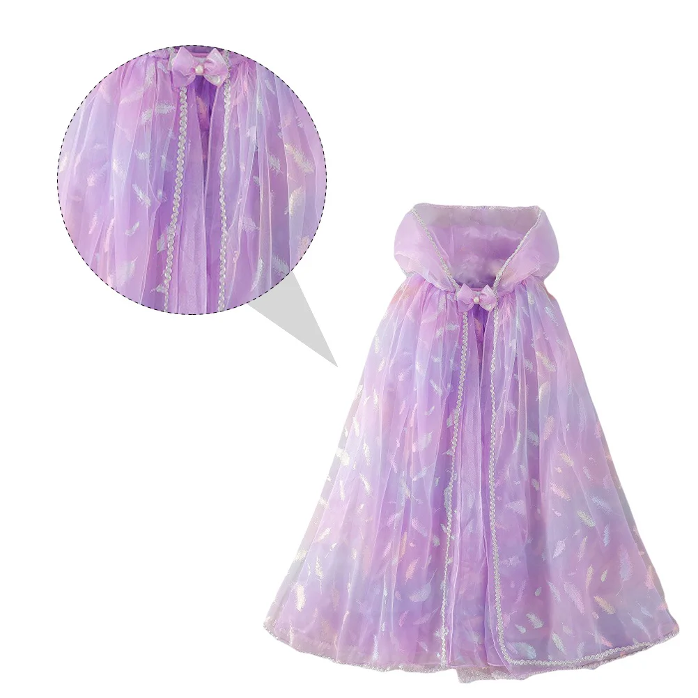 Capa deslumbrante para fiesta para niños, ligera y cómoda para vestir, disfraz de mascarada, accesorios de Cosplay para niños, 1 Uds.