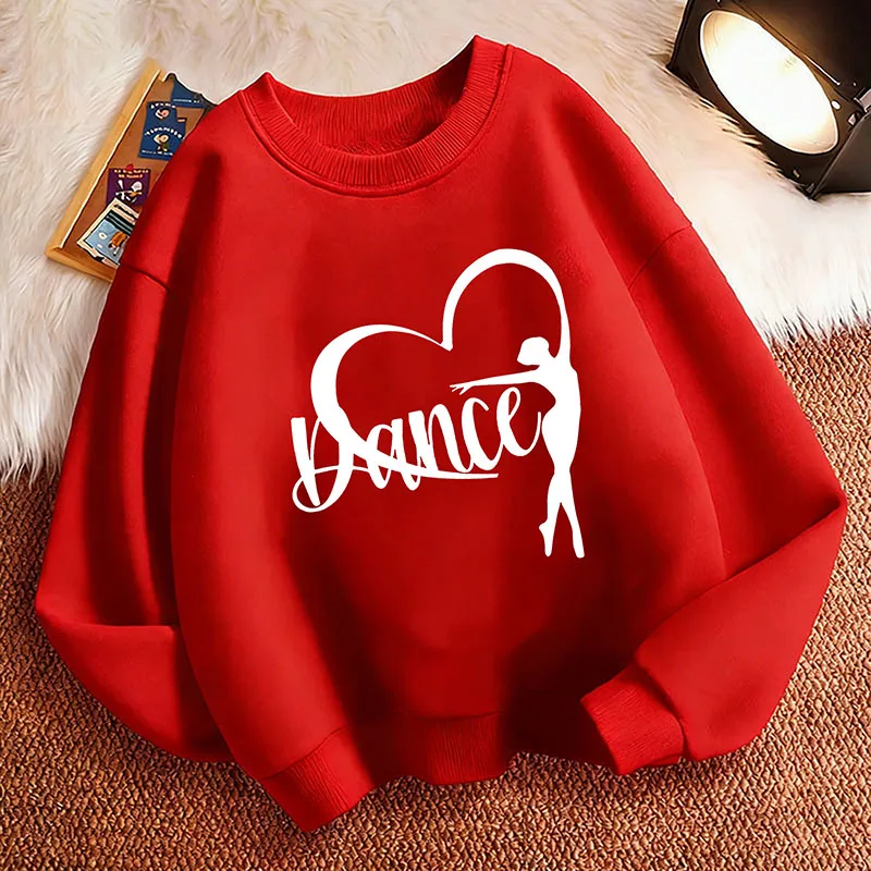 Pullover-Hoodies Neu 2026 Tänzerinnen-Mädchen Lustiger Hoodie Kinder-Sweatshirt Mädchen Sommer Frühling Lässiges Oberteil Kapuzenpullover