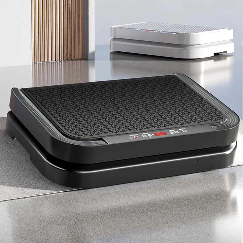 Exercise Vibration Plate with Rope Abdominal Workout Equipment 200 Modes Whole Body Vibrate Fitness Platform for Home Office