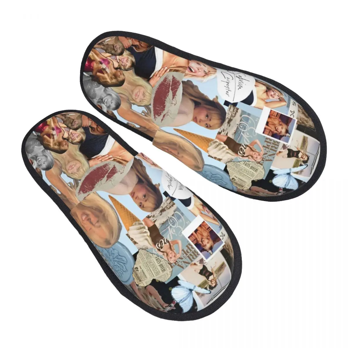 الشتاء شبشب منزل سابرينا نجار ميرش المنزلية نِعال من الفراء الشرائح داخلي 90s جولة الموسيقى 2024 مريحة المضادة للانزلاق الشرائح #1