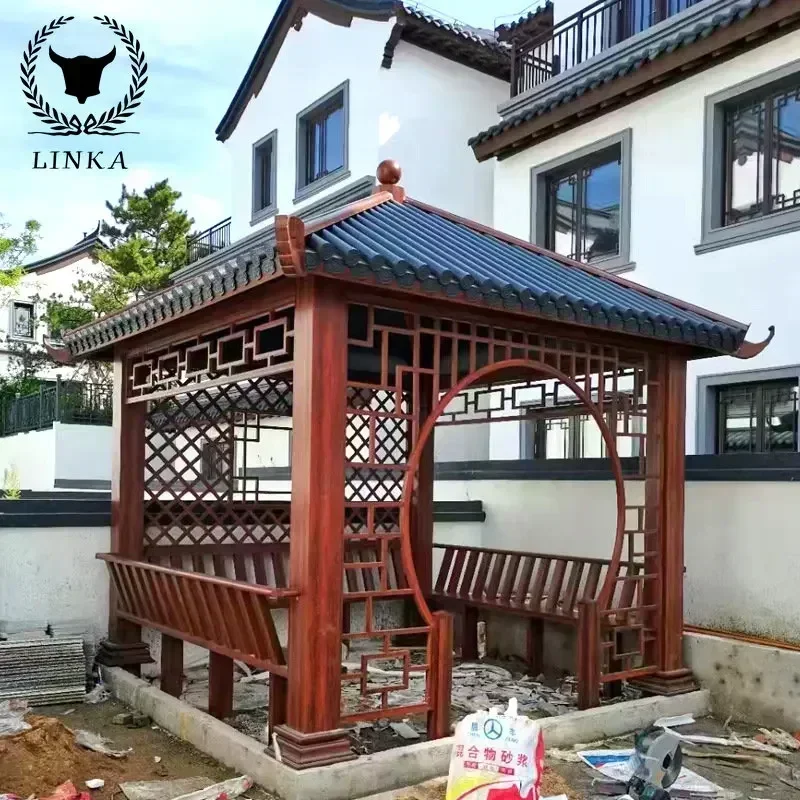 Garden adjustable automatic motorized gazebo louver roof freestanding waterproof motorized outdoor pergola aluminium veranda