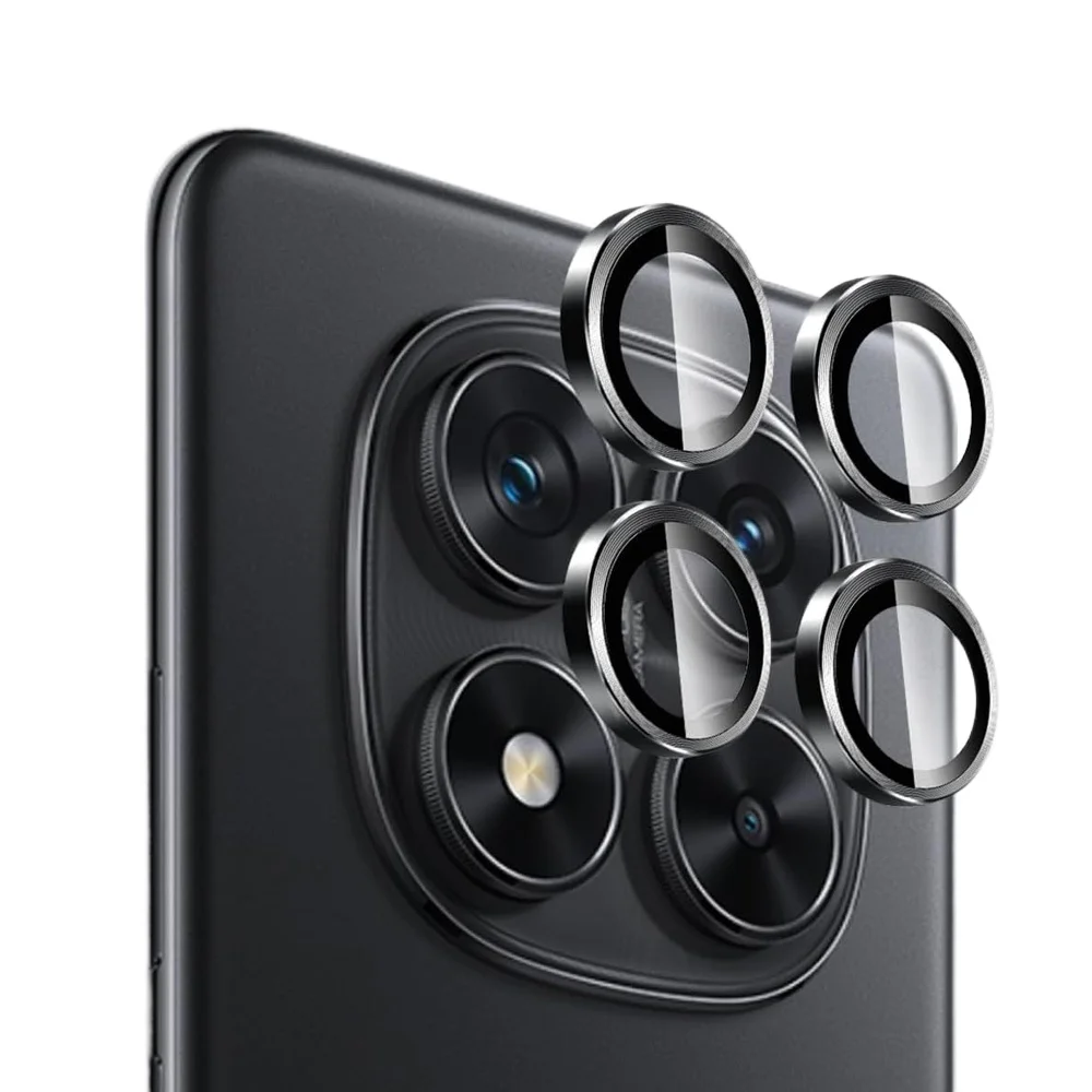 Für Redmi Note 15 Pro 13 14 Pro+ 5G Rückseitiger Linsenschutzring Metall-Glas-Abdeckung Note15 Note14 Note13 15Pro Plus 14Pro 4G Kameraschutz