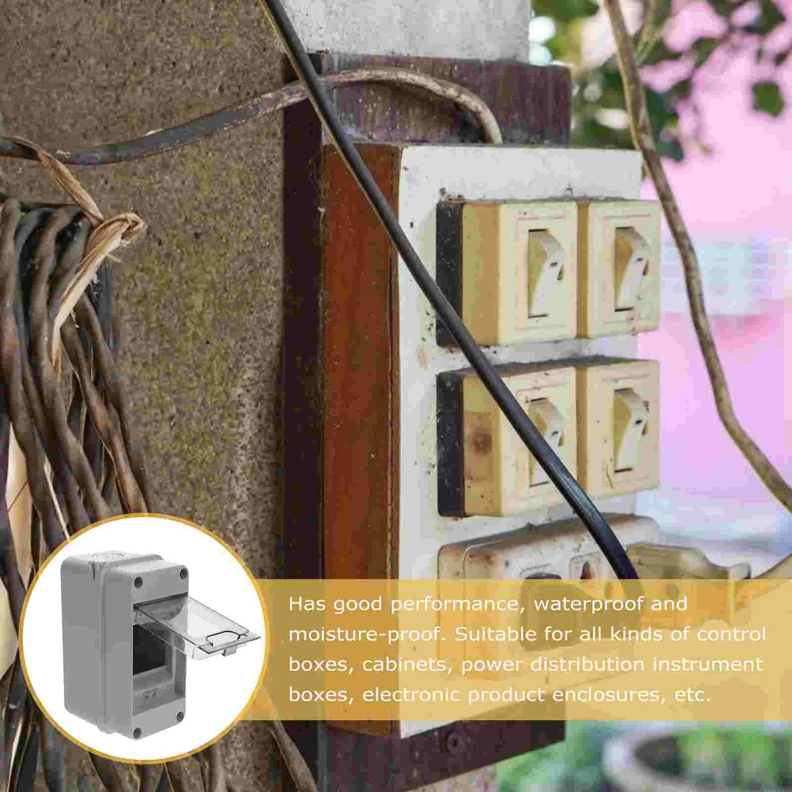 Waterdichte behuizingen Power Controller Distributiebeschermingskast 2-weg consumentenunit