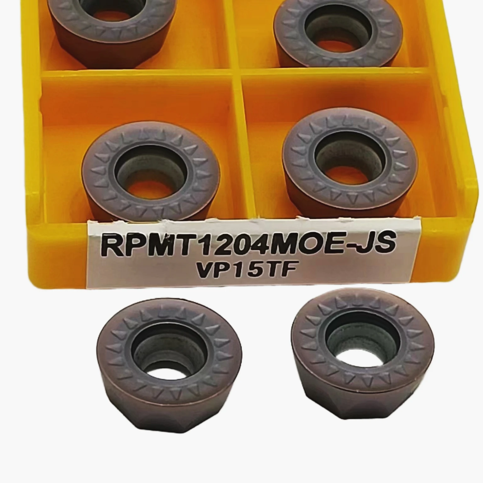 RPMT10T3MOE-JS RPMW1003MO RPMT1204MOE-JS VP15TF herramienta de corte CNC de acero endurecido, hoja de fresado