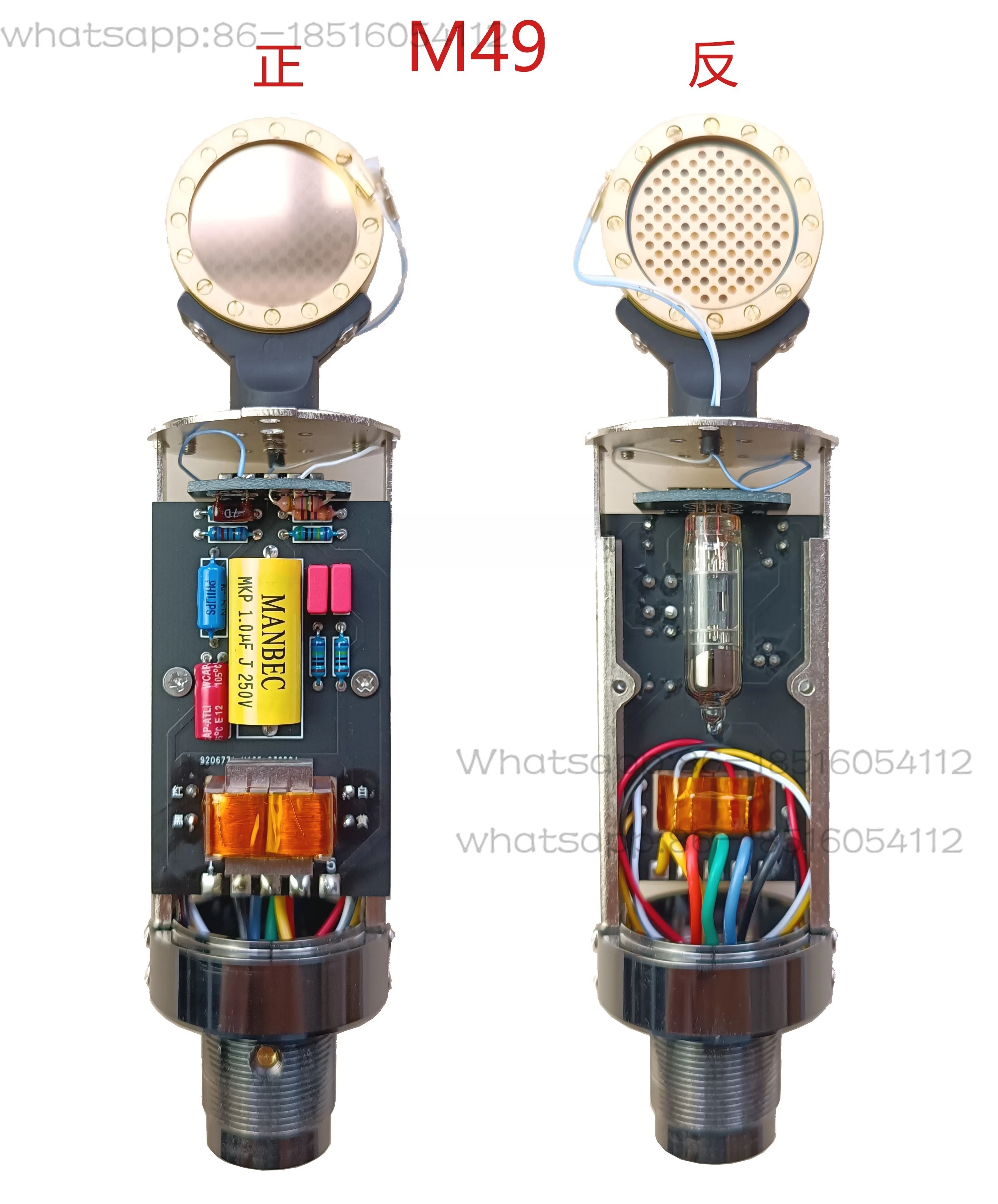 

Высококачественный ламповый конденсаторный микрофон ручной работы с большой диафрагмой M49, хост прямой трансляции