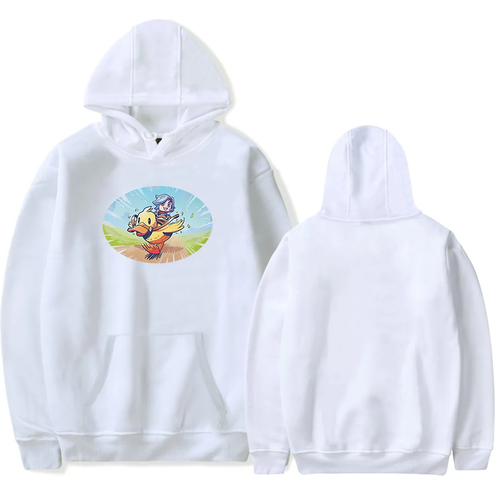 Meta Runner Wild Tari Duckie Hoodie 2026 Merch Kawaii Duck Print Pullover for Men and Women view 4