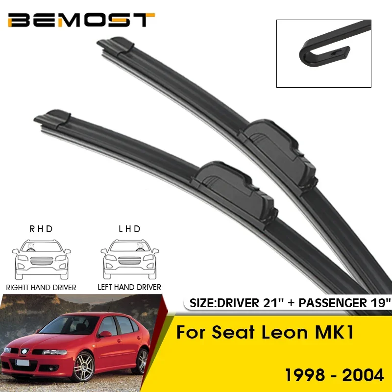 Car Wiper Blades For Seat Leon MK1 1998-2004 Windshield Windscreen Front Window Blades 21