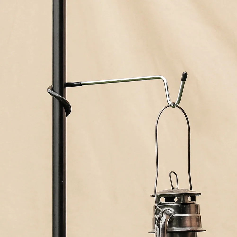 

2pcs AntiSkidHooks PortableLanternHanger OutdoorIndoor CampingAccessory StrongNonslipDesign MultifunctionalLightHook PlantHanger