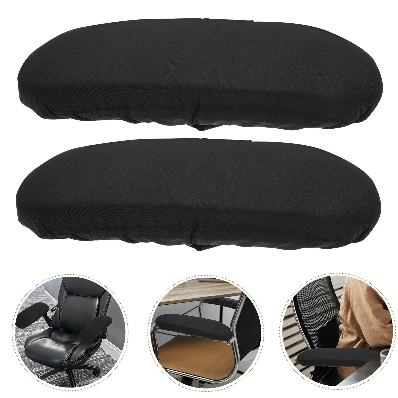 

2pcs Chair Covers Removable Sponge Armrest Sleeve For Office Computer Gaming Chair Protection Armrest Covers For Chairs