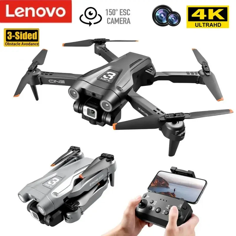 Drone Z908 ProMax Obstacle Avoidance Brushless Motor 4K Dual Lens ESC Professional WIFI FPV 4 Axis Folding RC Quadcopter Toy+box