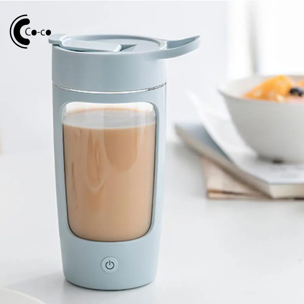 Cup Usb Charg Portable 1200mah 650ml Bar Supplies Shake Cup Practical Sealing Up Shaker Coffee Mixing Cup