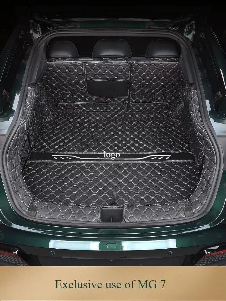 

For Morris Garages MG MG7 2023-2025 Trunk Pads Car All Surrounded Rear Trunk Mats Leather Cargo Liner Tray Luggage Accessories