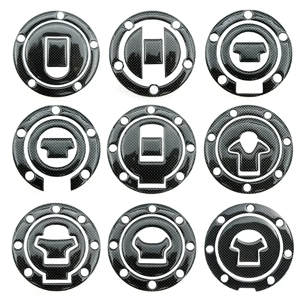 Motosiklet Evrensel Honda Suzuki Kawasaki Yamaha Karbon fiber tarzı Yakıt Gaz Yağı Kapağı Tank Pad Tankpad Koruyucu Etiket