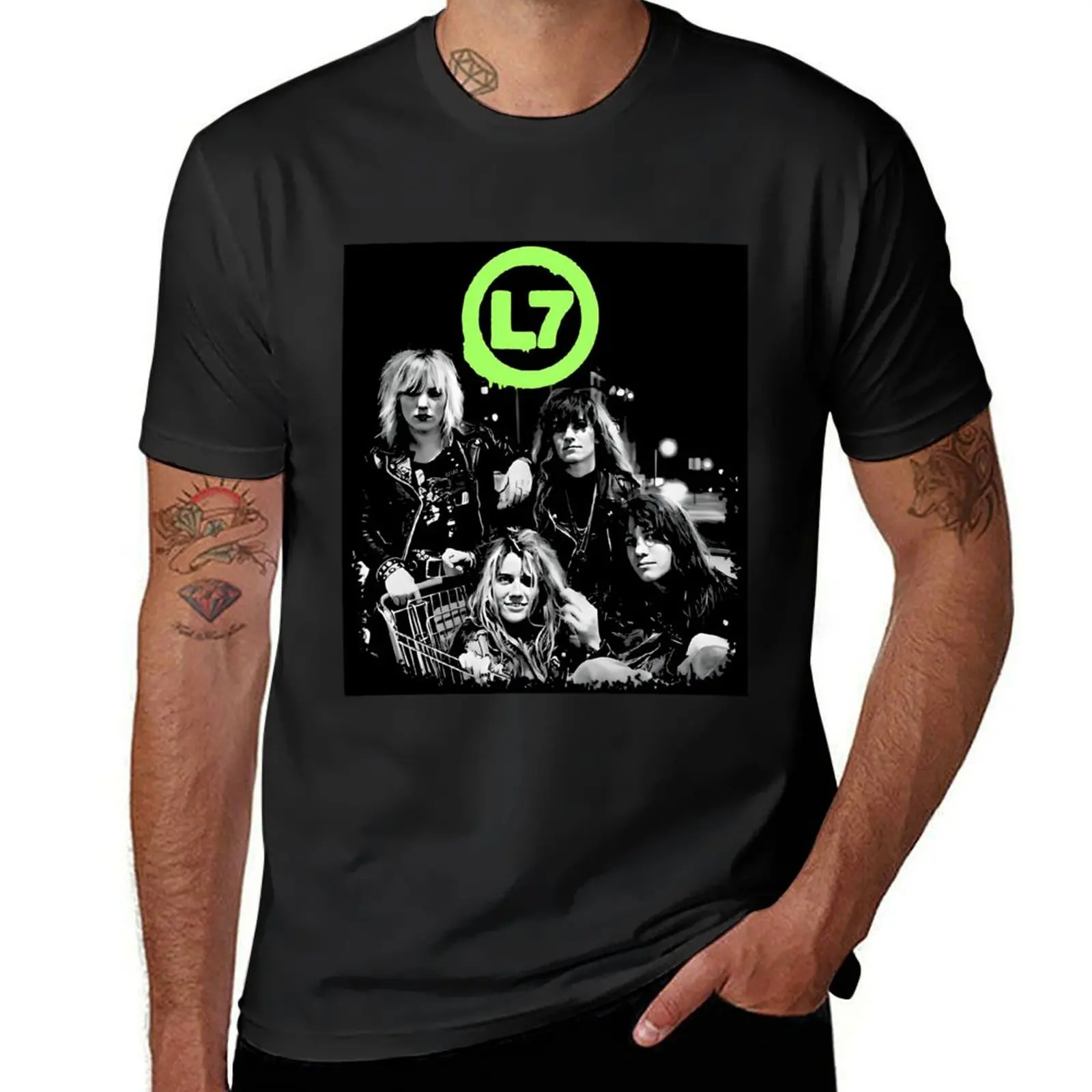 

L7/1989 T-Shirt funnys customs shirts graphic tees men clothes