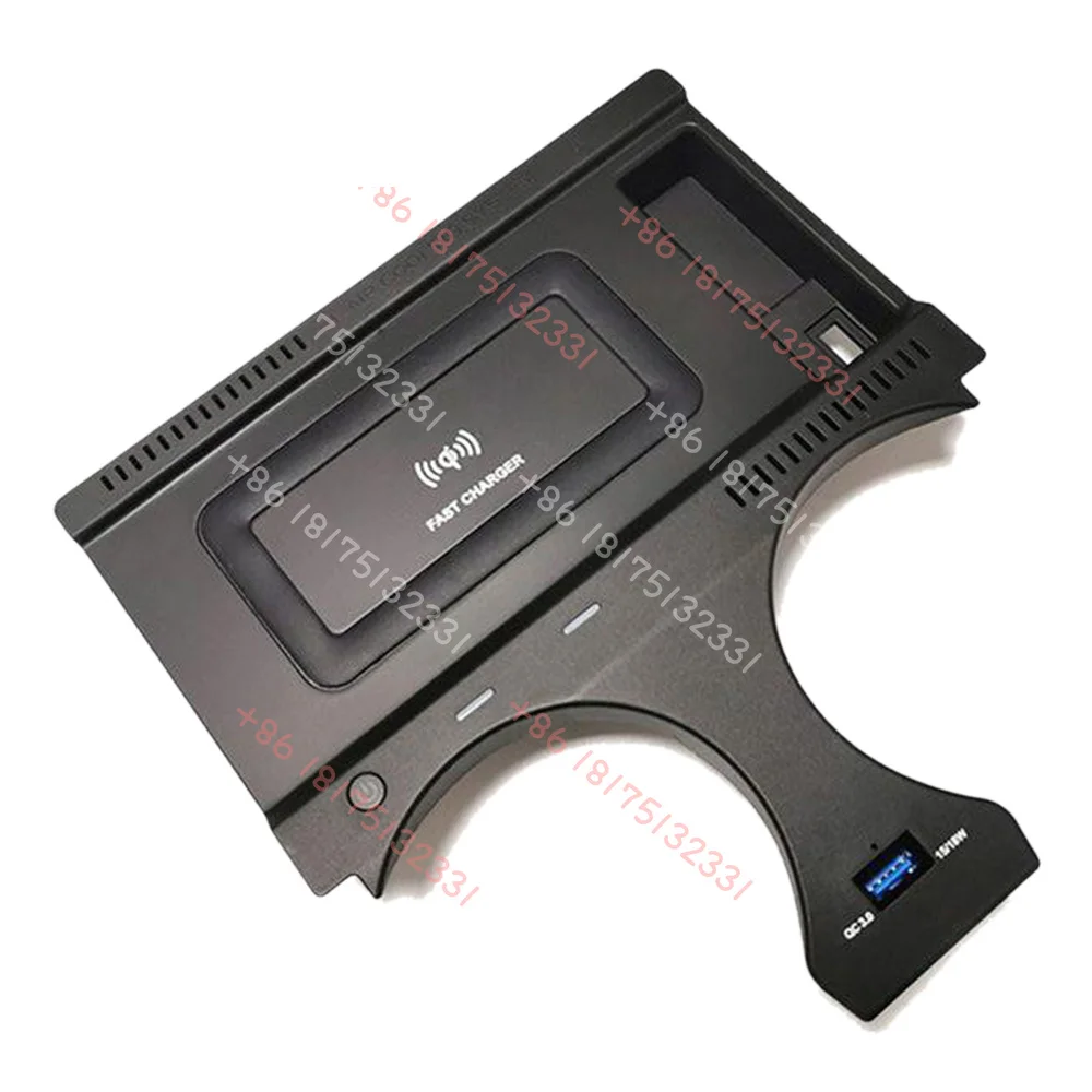 

Беспроводное зарядное устройство Qi 15 Вт для автомобиля BMW X3 G01 X4 G02 2018-2024, быстрая зарядная панель-держатель для телефона