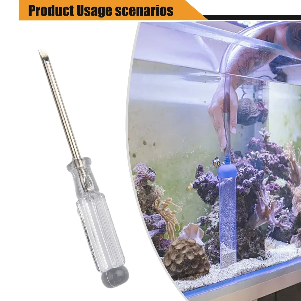 Ventouse d'Aquarium Précieux de Poisson, Plastique Clair Facile à Installer, Fixation pour Ligne d'Air Standard de 4mm/6mm, 2.5 cm