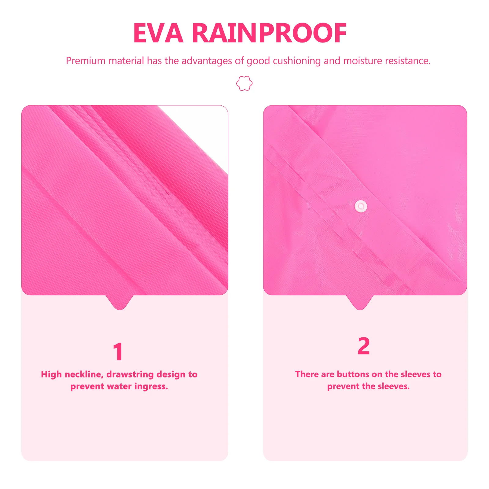 

Hooded Raincoat Premium Waterproof Poncho Lightweight Outdoor Travel Emergency Adult Raincoat Poncho Rain Ponchos for Women