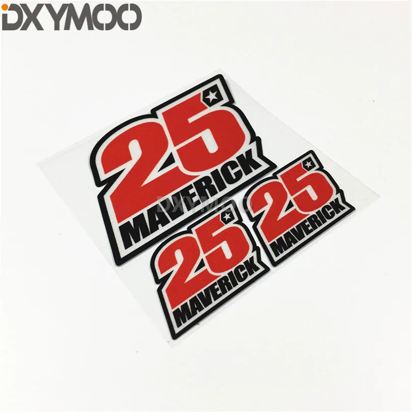 تصفيف السيارة الشارات دراجة نارية موتوكروس موتو سباق ملصق مصدات للنجم MVK 25 مافريك VINALES GSX-R1000 #4