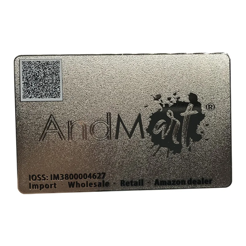 10 0.pieceshot sale low MOQ design custom embossed logo digital printing stainless steel metal business card souveni