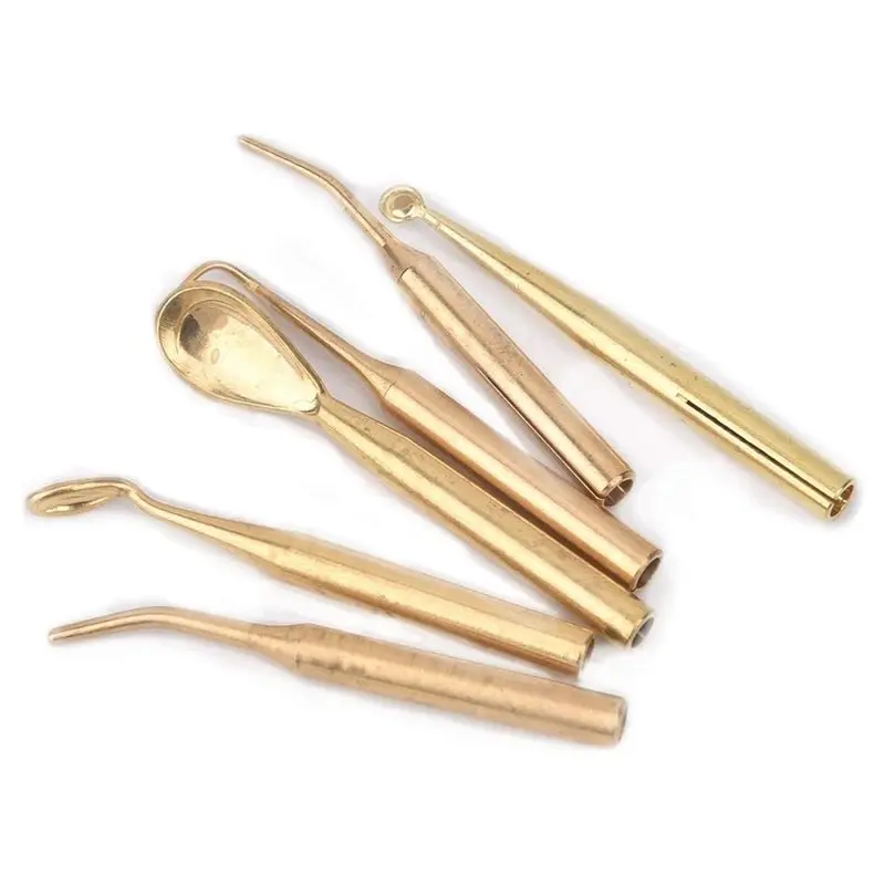 ABIT Wax Carving Knifes Electric Waxer Tips 6Pcs Pen Accessories For Lab Parts