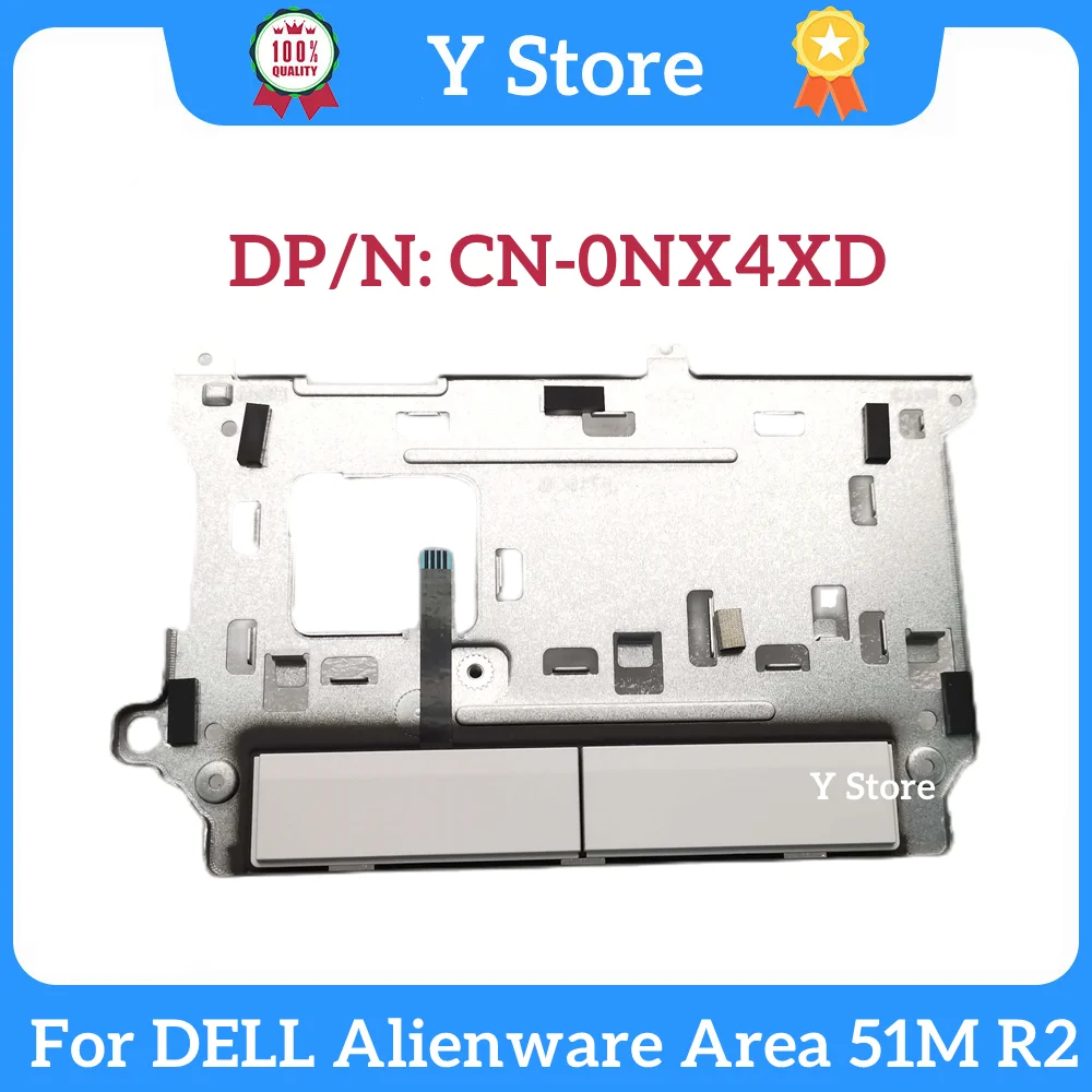 

Y Store New Original For Dell Alienware Area 51M R2 Laptop Touchpad Mouse Button Board 0NX4XD NX4XD Fast Ship