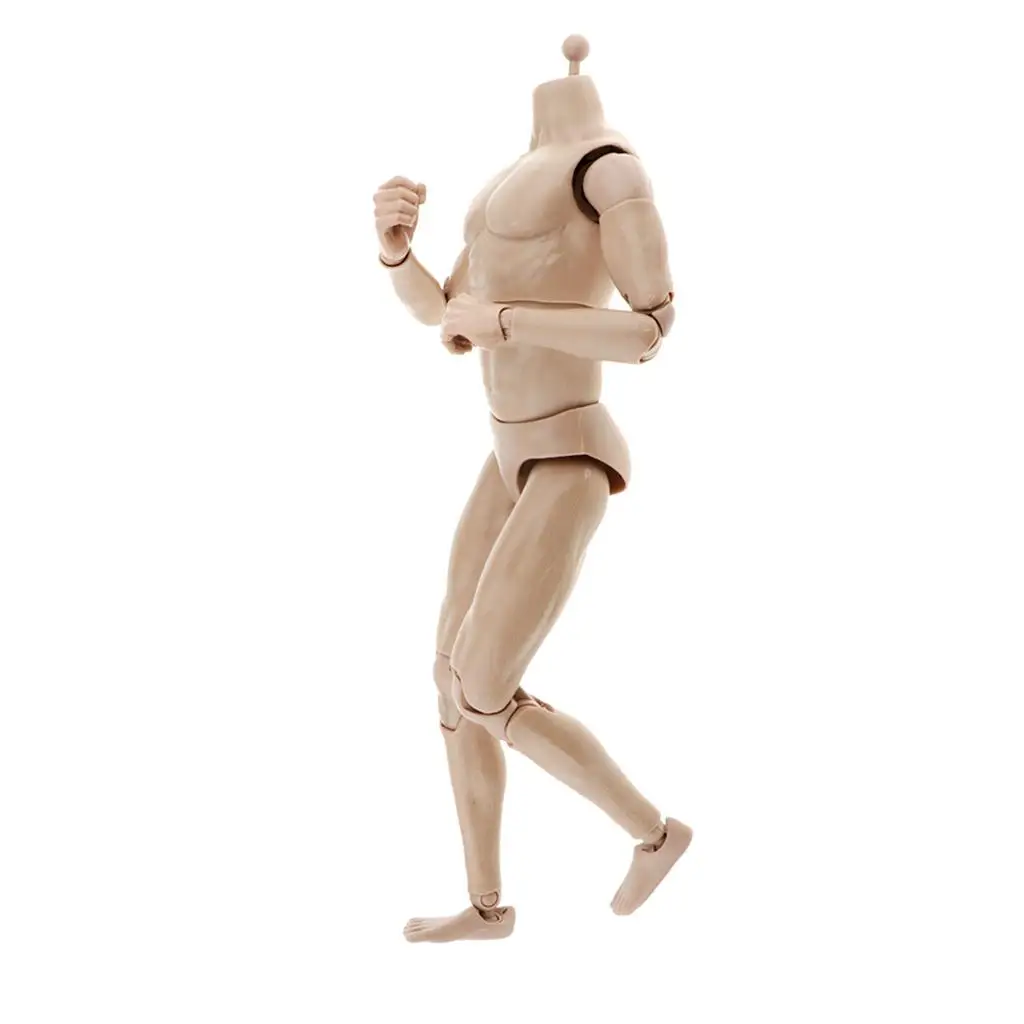 1/6 cuerpo de hombro estrecho masculino 12 "cuerpo masculino modelo figura 28cm