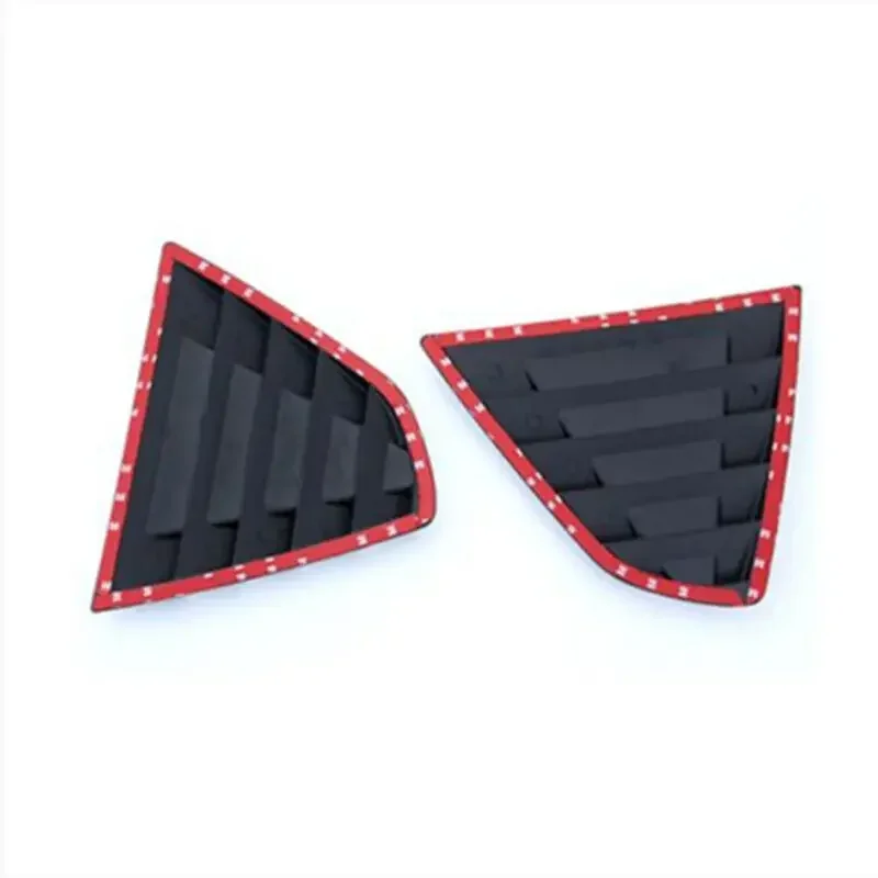 لنيسان سنترا/سيلفي 2020-2022 ABS البلاستيك النافذة الخلفية الربع كوة مغرفة غطاء الجانب تنفيس الكسوة اكسسوارات السيارات لاصق