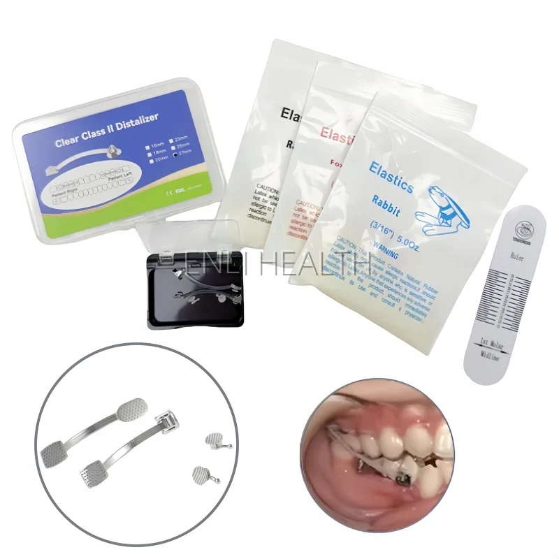 

Dental Stainless Steel/Transparent Orthodontic Appliance Orthodontic Carriere Orthodontic Attachments Treat Class II Patients
