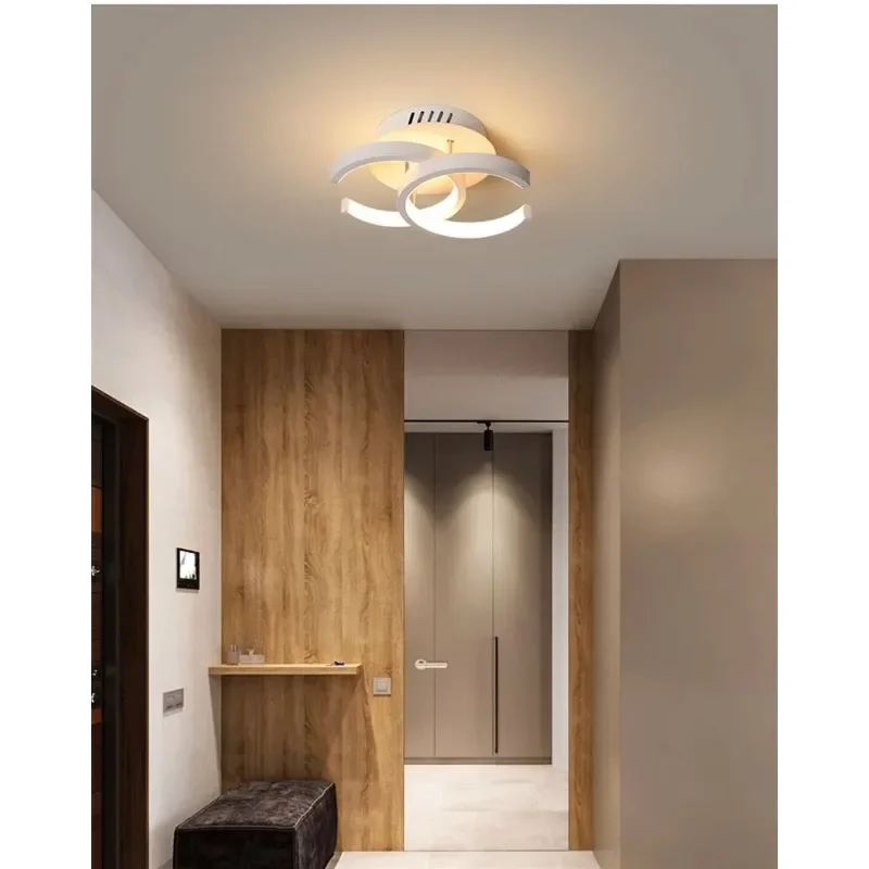 Modern Design 3000k/6000k/tri-color Led Ceiling Light Double C Lamp Living Room Corridor Ceiling Light Fixture Decor Lighting