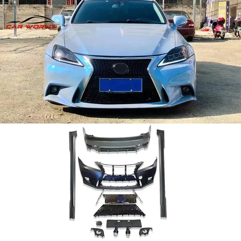 

Factory Hot Selling Car Bodykit for 2006-2012 Is250 Upgr F Sport Face Kit for IS250 Front Bumper Rear Bumper Side Skirts PP M