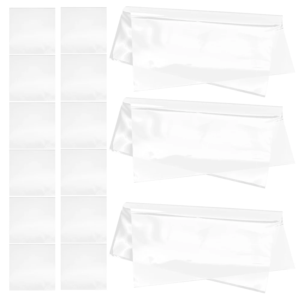 

25pcs Vinyl Bag Adhesive Sleeves Outer Record Sleeves Transparent Protective Covers Durable Material Ideal Fit