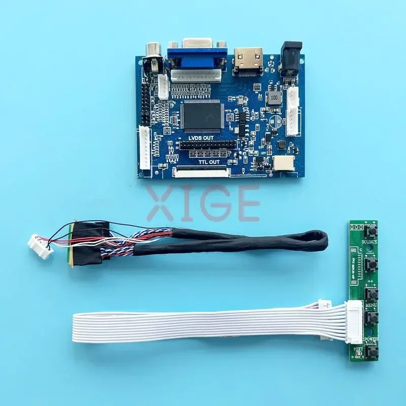 

Плата контроллера для планшетов компьютеров, совместимая с hdmi-hdmi, 40-Pin, LVDS, VGA, 2AV, 15,6x1366