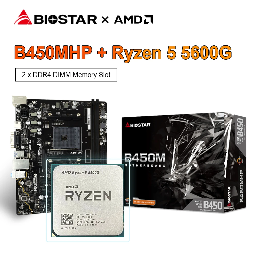BioStar B450MHP Gaming with AMD Ryzen 5 5600G: A Complete Real