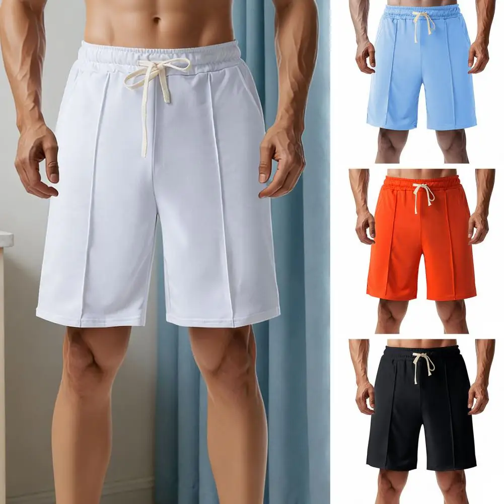 

Men Athletic Shorts Lightweight Shorts Men's Summer Sport Shorts with Elastic Waistband Quick-drying Fitness Pants Loose Fit