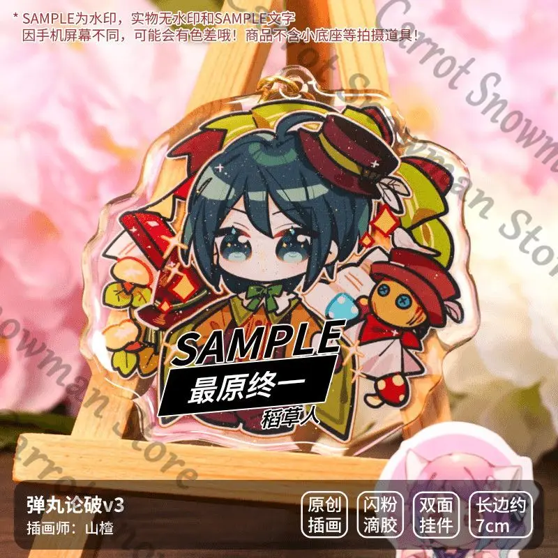 Danganronpa v3 زميل Kokichi Oma Kaede Akamatsu Saihara Shuichi ambitus شارة المفاتيح قلادة Q نسخة لطيف هدية