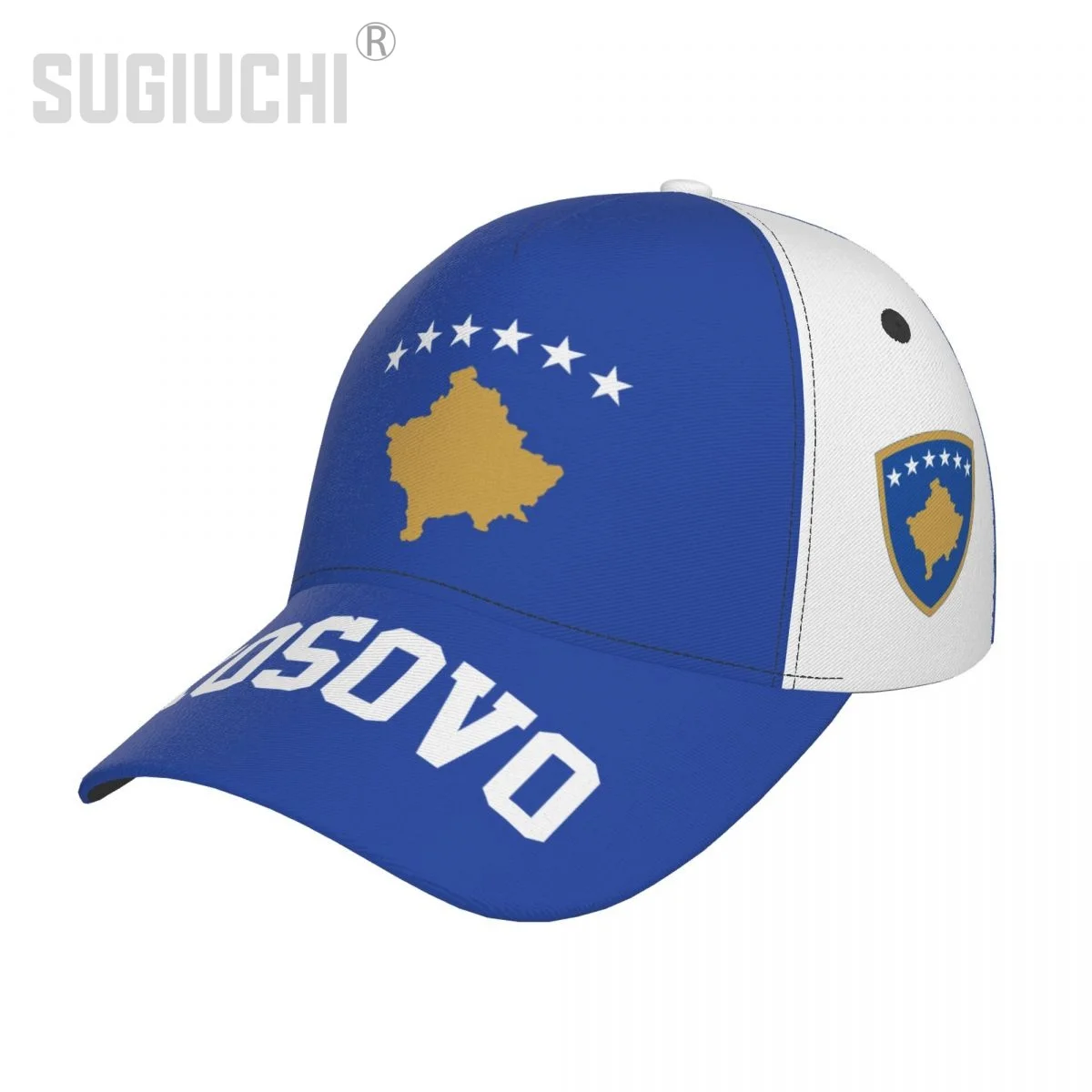 Unisex Kosovo Flag Kosovars Adult Baseball Cap Patriotic Hat for Baseball Soccer Fans Men Women