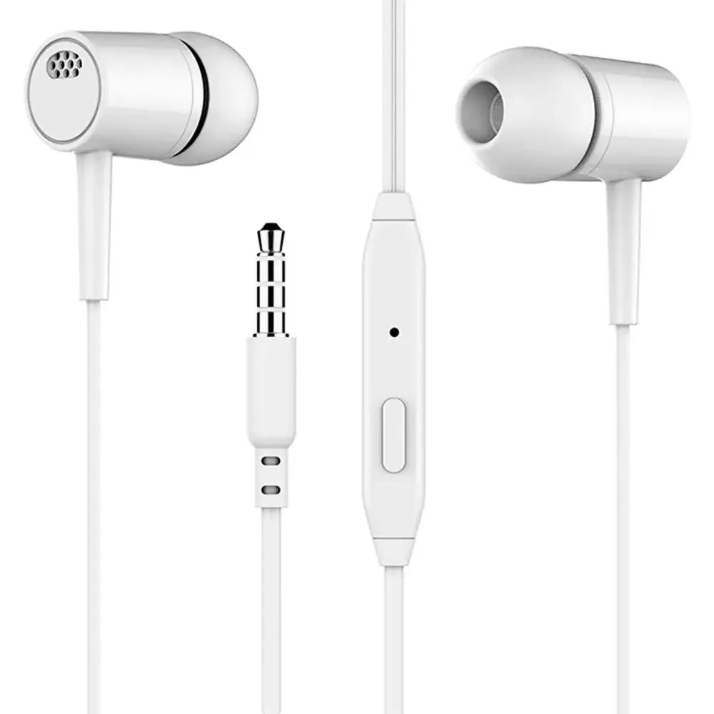 New 3.5MM Jack In-Ear Wired Earphone Wired Hifi Bass 3.5MM Headset Headphone With Mic Phone Computer Earbuds