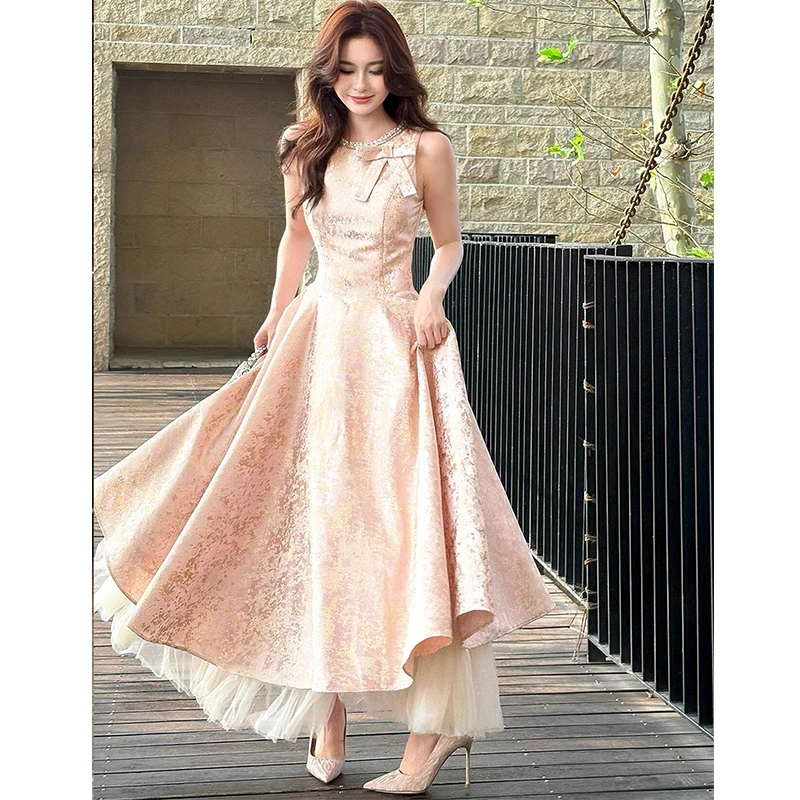 

Розовое свадебное платье Princ Sle 2026: Новая летняя коллекция, вечернее платье для торжественных мероприятий, элегантный и лаконичный дизайн