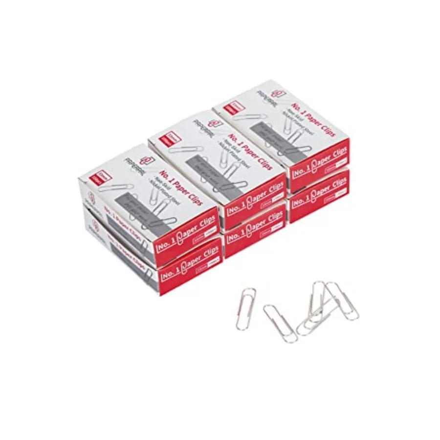 Paperclips for Office School and Personal Use, #1 Nonskid Paper Clip 1-2/7