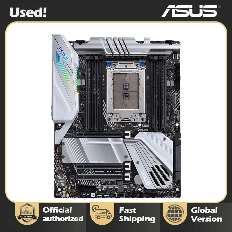

ASUS PRIME TRX40-PRO S AMD TRX40 4-channel 8 DDR4 Motherboard 256GB PCI-E 4.0 SATA3 M.2 Support Bluetooth 5.0 WIFI
