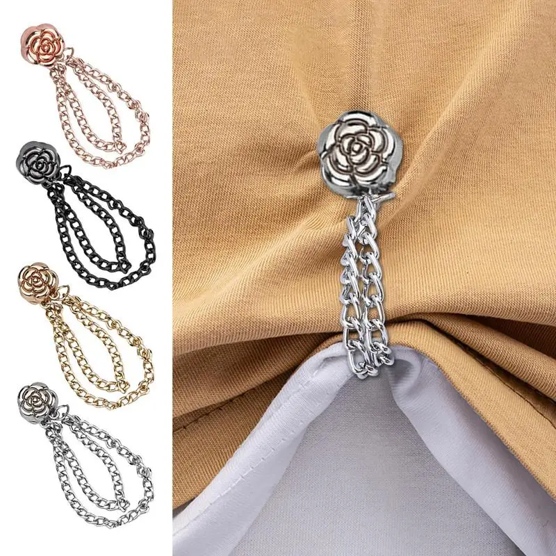 Multi-Function Magnetic Clothing Clips 4X Magnetic Shawl Clips Hijab Clips Magnetic Clothing Accessories Suitable For Scarves