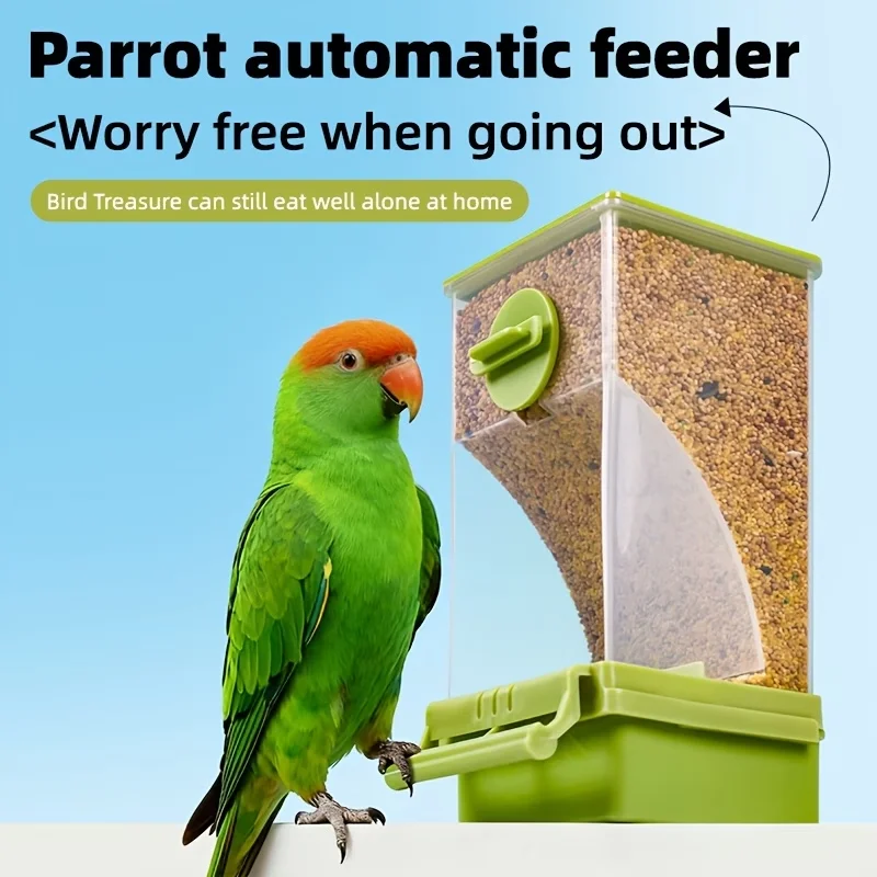 Squirrel‑Proof Bird Feeder Large‑Capacity Hanging Bird Feeder With Canopy Weather‑Resistant Easy‑To‑Clean Outdoor Feeding Tool